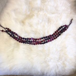 Multi Colored Adjustable Choker Necklace